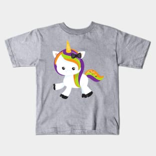 Halloween Unicorn, Cute Unicorn, Magic Unicorn Kids T-Shirt